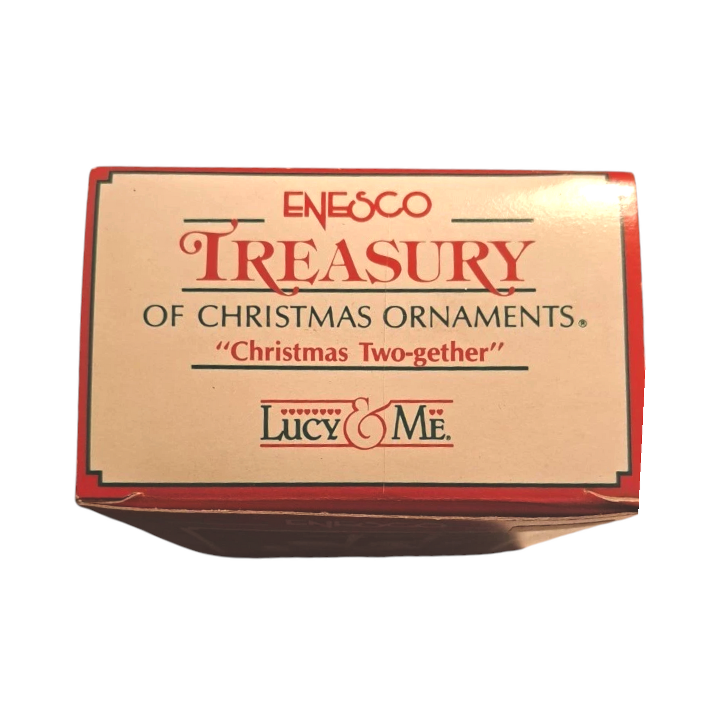 1991 "Christmas Two-gether" First Issue in the "Lucy & Me Traveling" Series (Teddy Bear)