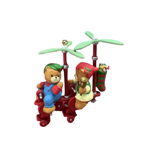 1991 "Christmas Two-gether" First Issue in the "Lucy & Me Traveling" Series (Teddy Bear)