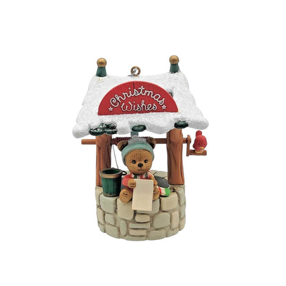 1991 Christmas Wishes Carlton Cards Ornaments (Teddy Bear) 114869-9