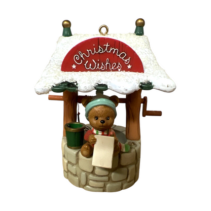 1991 Christmas Wishes Carlton Cards Ornaments (Teddy Bear) 114869-9