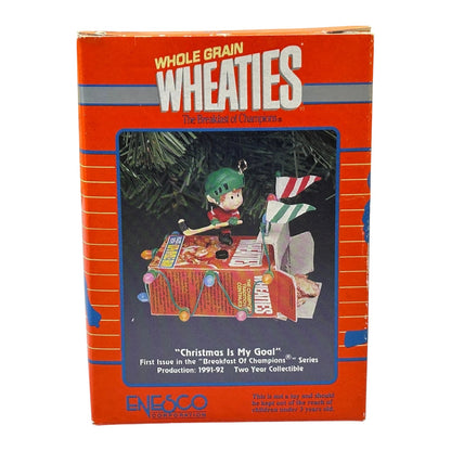 1991 "Christmas is My Goal" - First Issue in the "Breakfast of Champions" Series (Enesco)