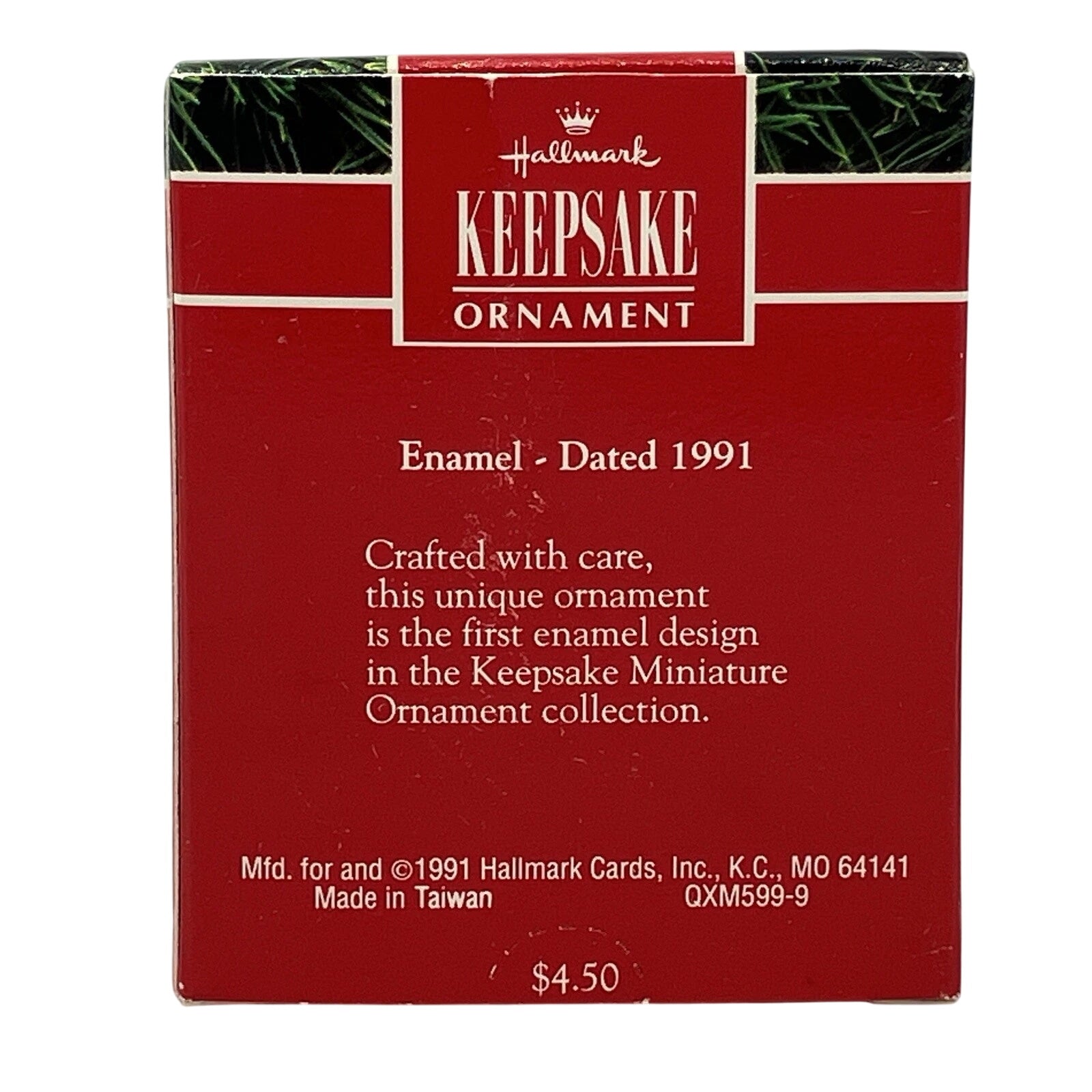 1991 Country Sleigh Hallmark Ornament (Ready For Sledding) QXM5999