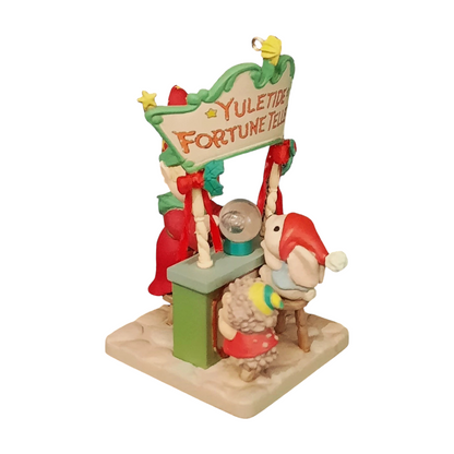 1991 Crystal Ball Christmas Enesco Ornament (Yuletide Faire) 575666