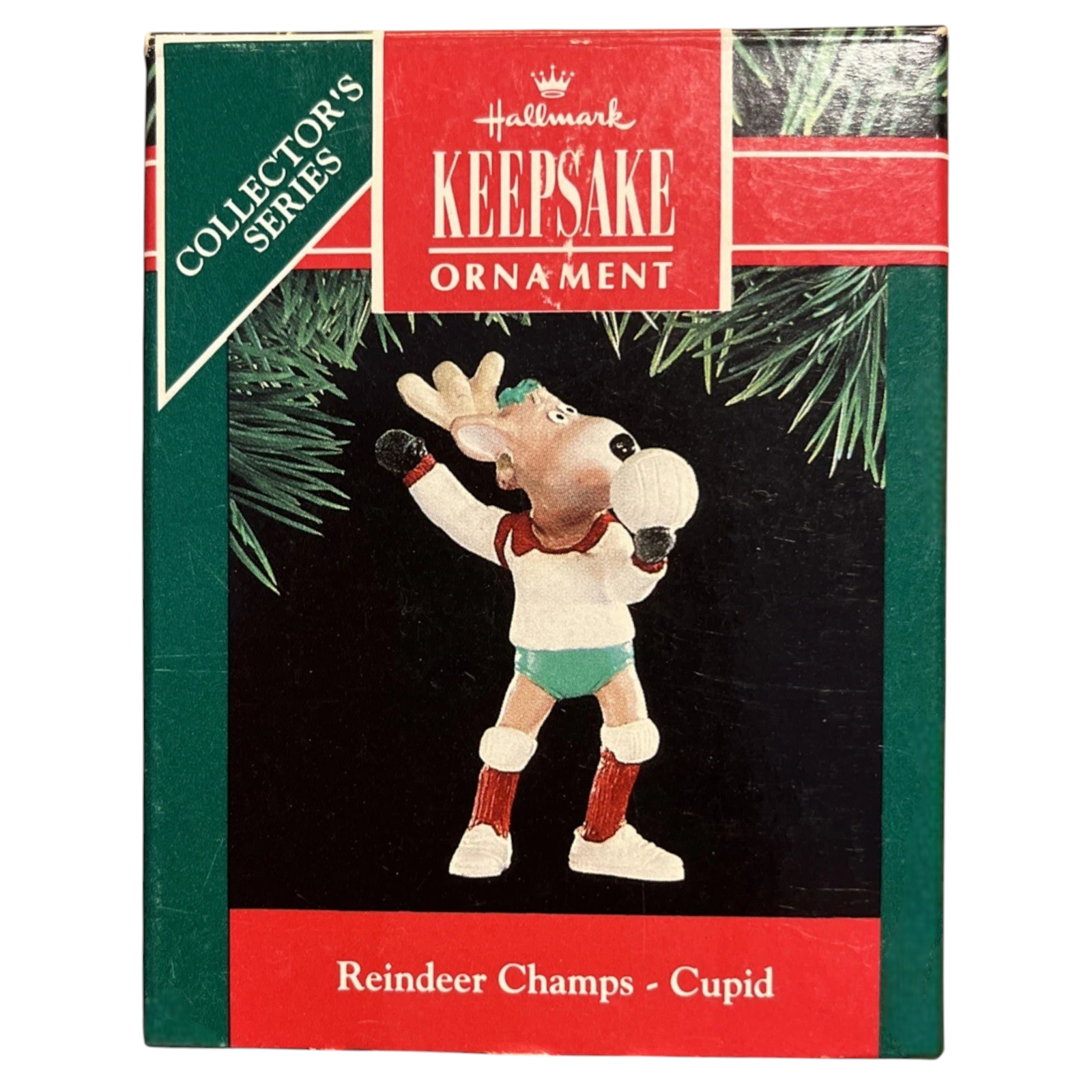 1991 Cupid Hallmark Ornament (Reindeer Champs) QX4347