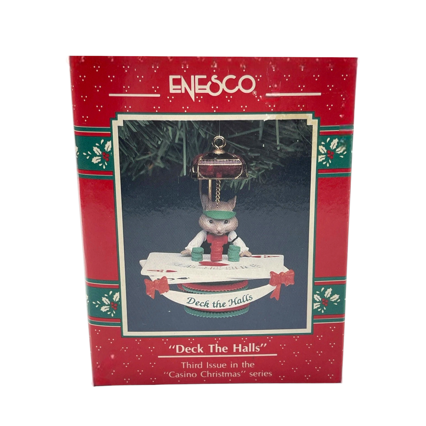 1991 Deck the Halls Enesco Ornament (Casino) 575127
