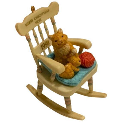 1991 "For A Purr-fect Mom" First Issue in the "Merry Christmas Mother" (Kitten)