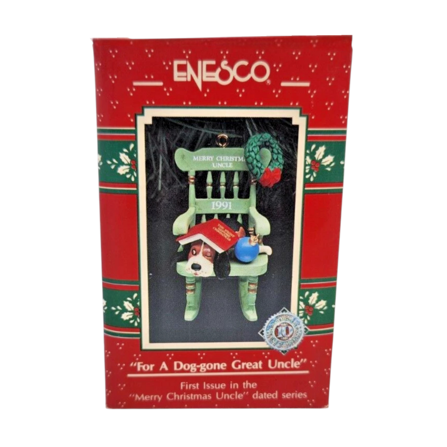 1991 For a Dog‑Gone Great Uncle - Merry Christmas Uncle (Puppy Love)