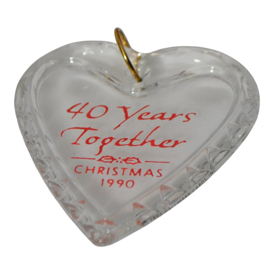 1991 Forty Years Together (Heart)