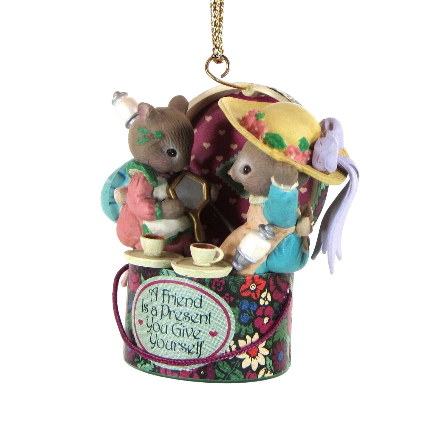 1991 Hats off to Christmas - Second Issue in the " Best Friends" Series (Mouse)