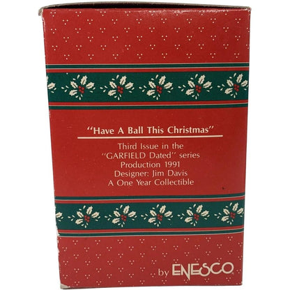 1991 "Have A Ball This Christmas" Third Issue in the "Garfield Dated" Series (Garfield)