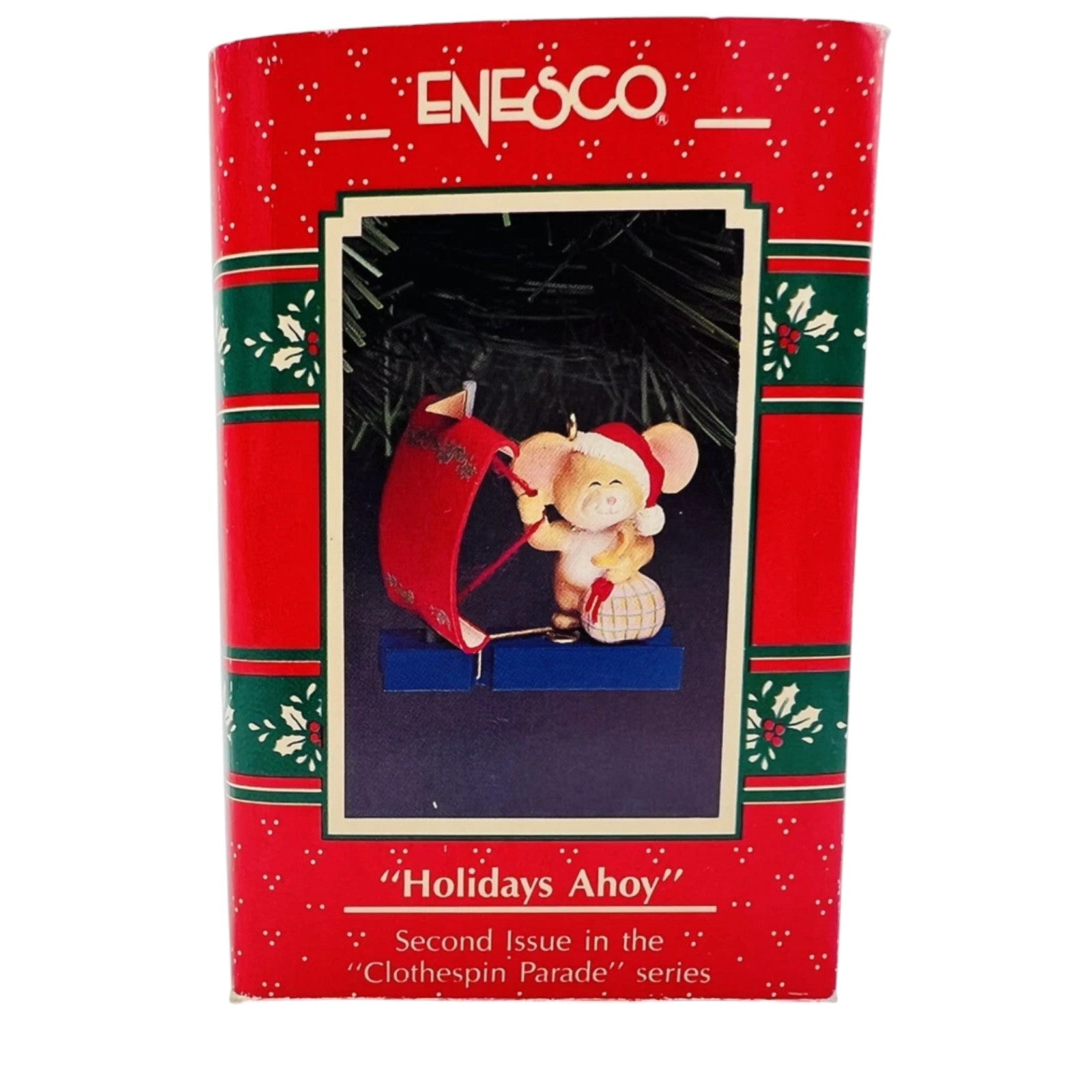 1991 Holidays Ahoy Enesco Ornament (Clothespin Parade) 568368