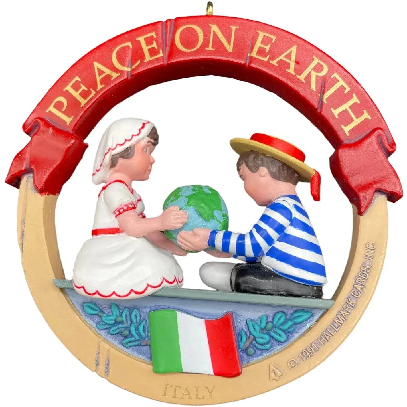 1991 Italy Hallmark Ornament (Peace on Earth) QX5129