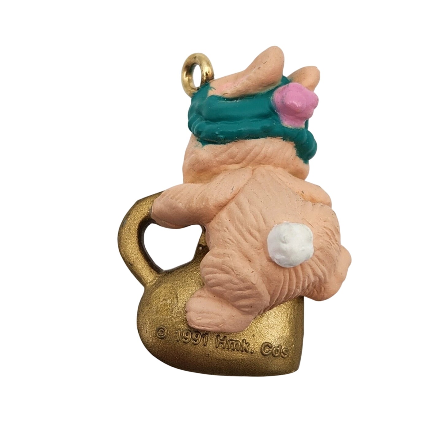 1991 Key to Love Hallmark Ornament (Heart) qxm5689