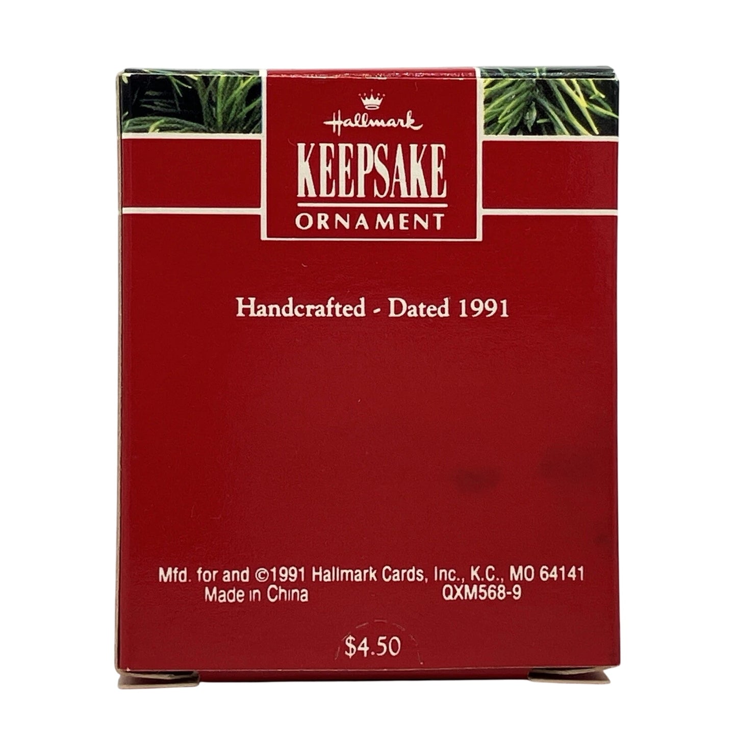 1991 Key to Love Hallmark Ornament (Heart) qxm5689