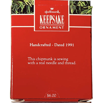 1991 Mom Hallmark Ornament (Chipmunk & Squirrel) QXM5699