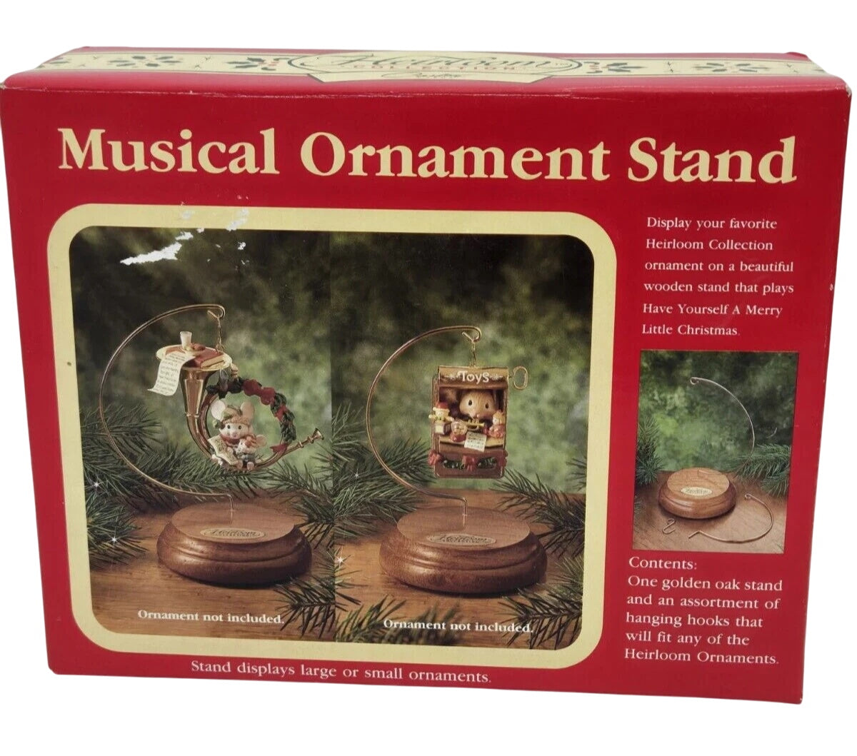 1991 Musical Ornament Stand (Ornament Display Stand)
