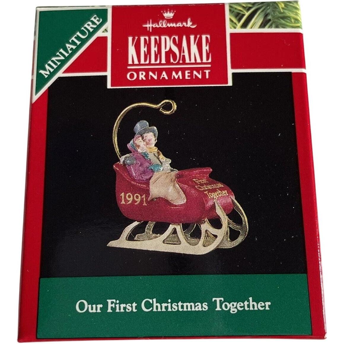 1991 Our First Christmas Together Hallmark Ornament (Our First Christmas) QX4919