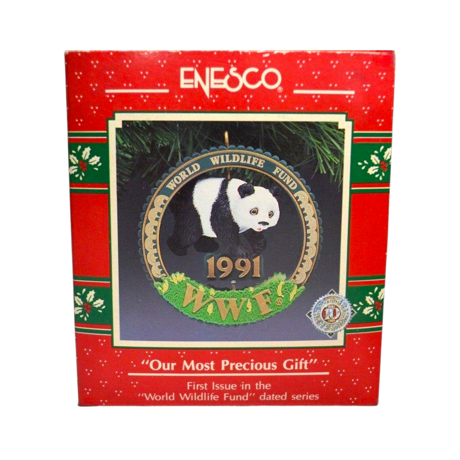 1991 Our Most Precious Gift Enesco Ornament (World Wildlife Fund) 585726