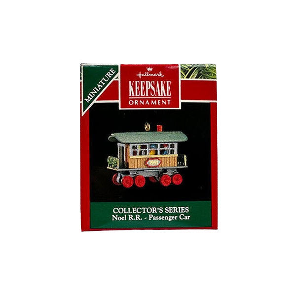1991 Passenger Car Hallmark Ornament (Noel R.R.) QXM5649