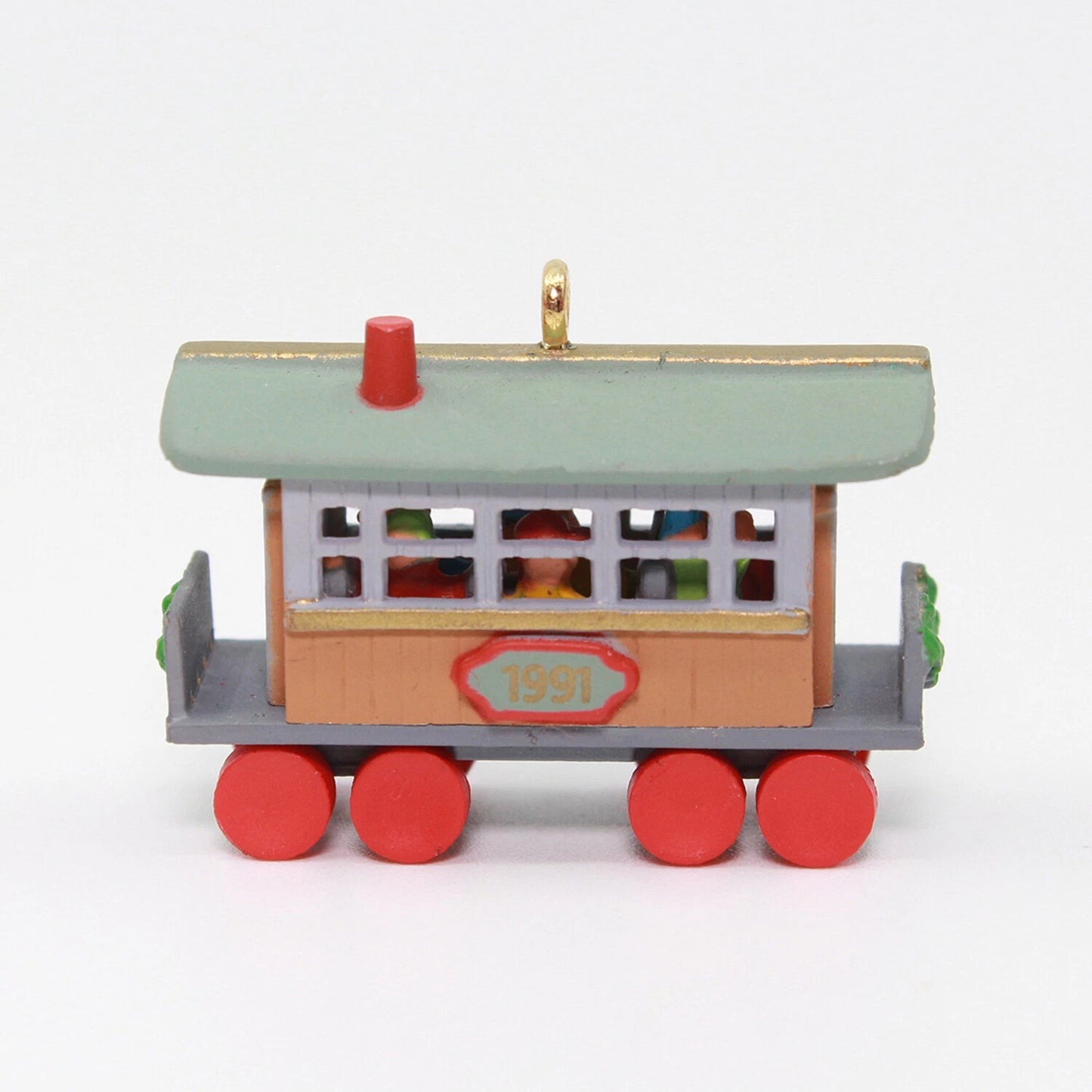 1991 Passenger Car Hallmark Ornament (Noel R.R.) QXM5649