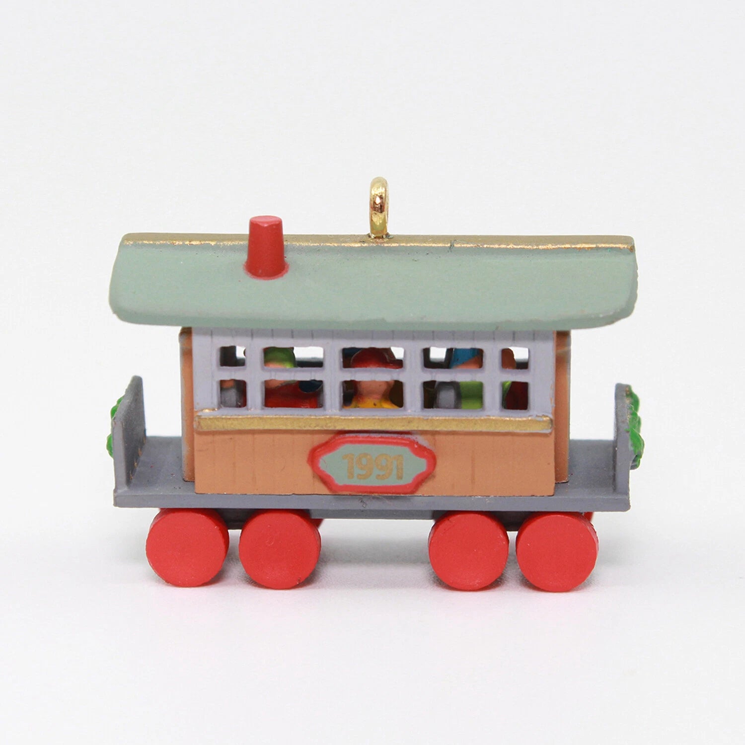 1991 Passenger Car Hallmark Ornament (Noel R.R.) QXM5649