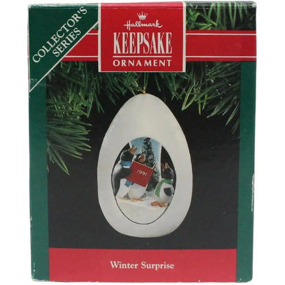 1991 Polar Carols Hallmark Ornament (Winter Surprise) QX4277