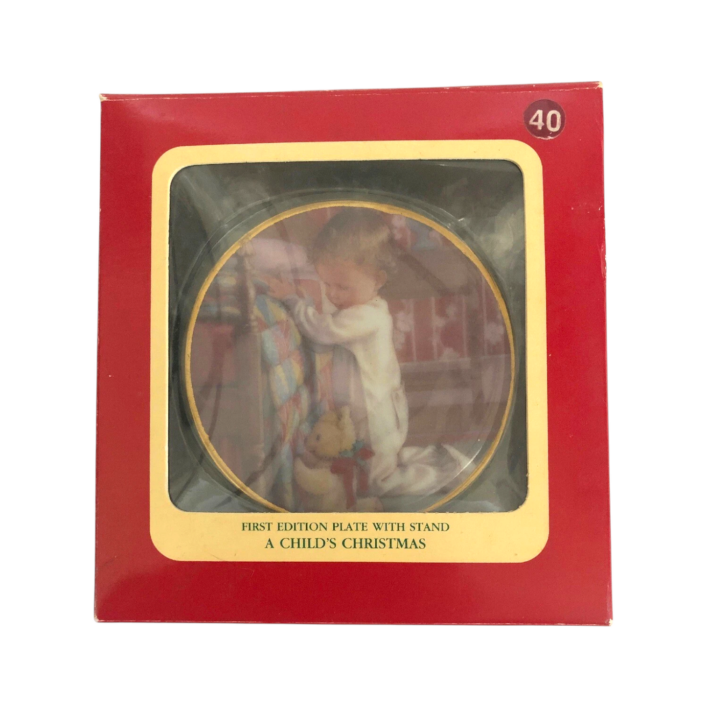 1991 Porcelain Plate With Stand (Collector's Plate)