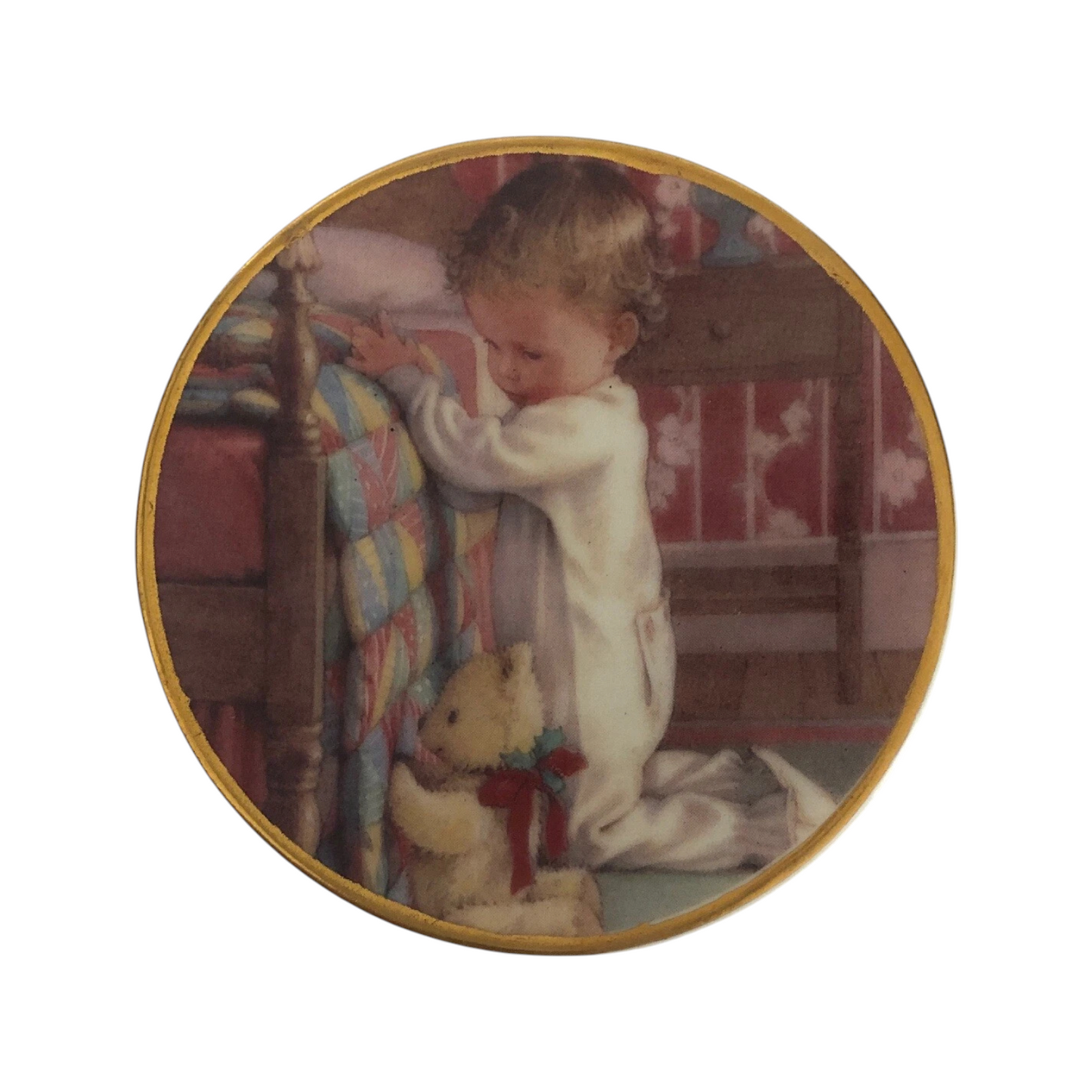 1991 Porcelain Plate With Stand (Collector's Plate)