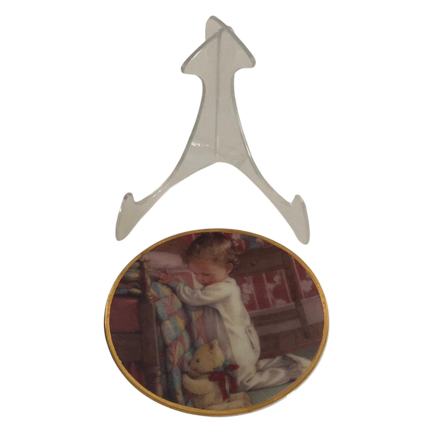 1991 Porcelain Plate With Stand (Collector's Plate)