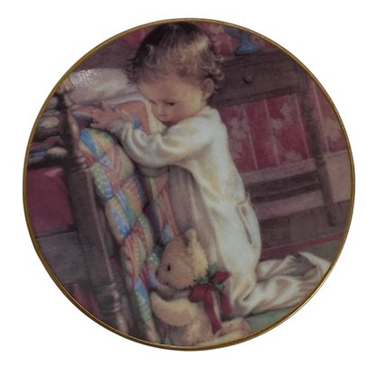 1991 Porcelain Plate With Stand (Collector's Plate)