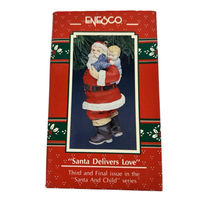 1991 Santa Delivers Love - Third and Final Issue in the "Santa and Child" Series (Santa Claus)