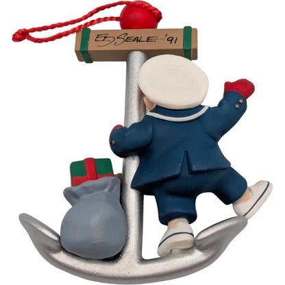 1991 Santa Sailor Hallmark Ornament (Santa Claus) QX4389