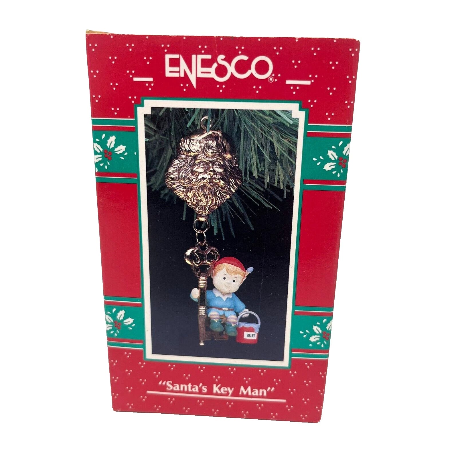 1991 Santa's Key Man Enesco Ornament (Elf) 830461