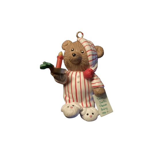 1991 Santa's Roommate - 2nd in a collectible series (Teddy Bear)