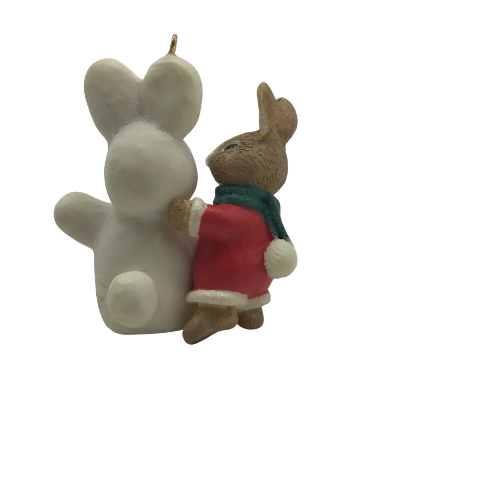 1991 Snow Twins Hallmark Ornament (Tender Touches) QX4979