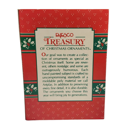 1991 Snuffy Enesco Ornament (Candy Cane) 566578