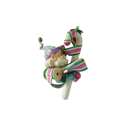 1991 Snuffy Enesco Ornament (Candy Cane) 566578