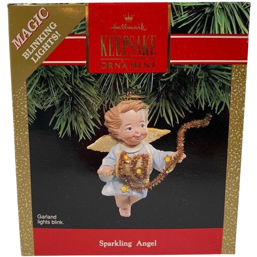 1991 Sparkling Angel Hallmark Ornament (Angel) QLX7157