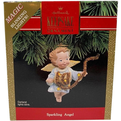 1991 Sparkling Angel Hallmark Ornament (Angel) QLX7157