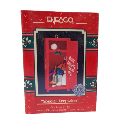 1991 Special Keepsake - Merry Christmas Brother Enesco Ornament (Family) 586722