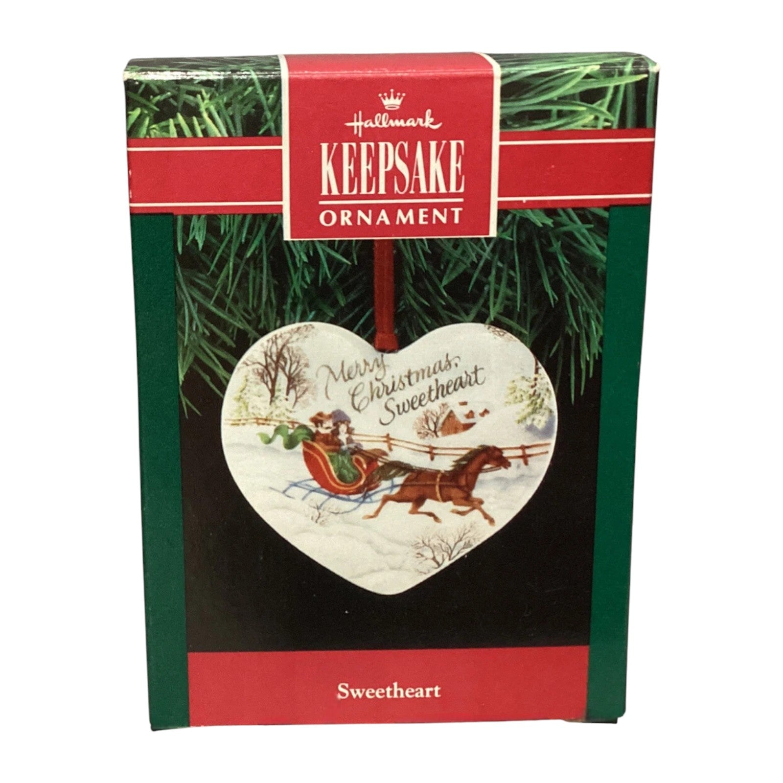 1991 Sweetheart Hallmark Ornament (Heart) QX4957