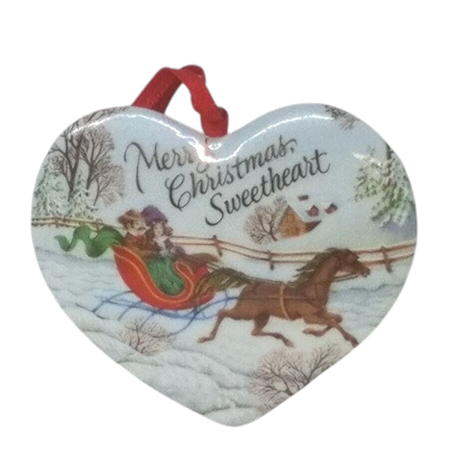 1991 Sweetheart Hallmark Ornament (Heart) QX4957