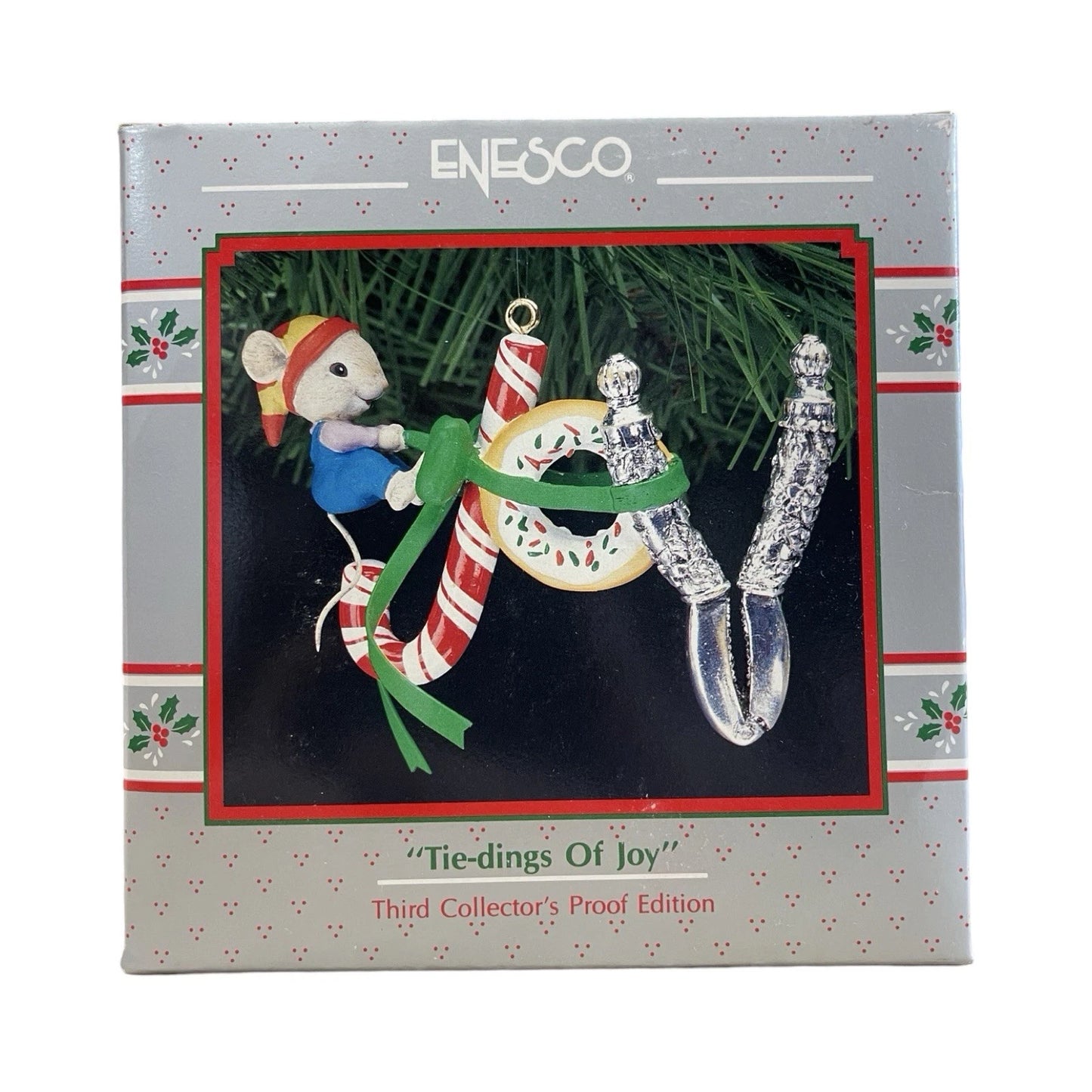 1991 Tie‑dings of Joy Enesco Ornament (Treasury of Christmas) 830488