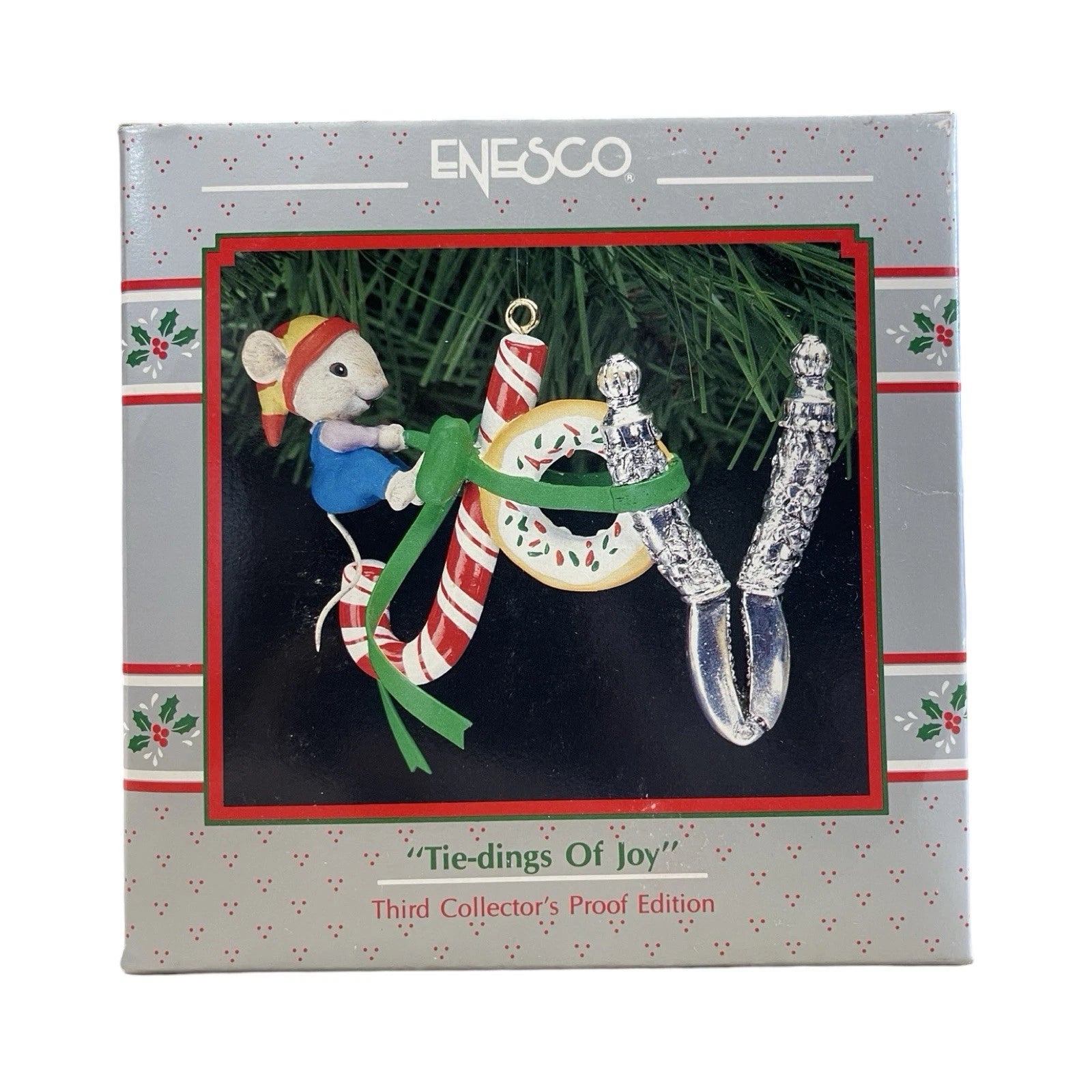 1991 Tie‑dings of Joy Enesco Ornament (Treasury of Christmas) 830488