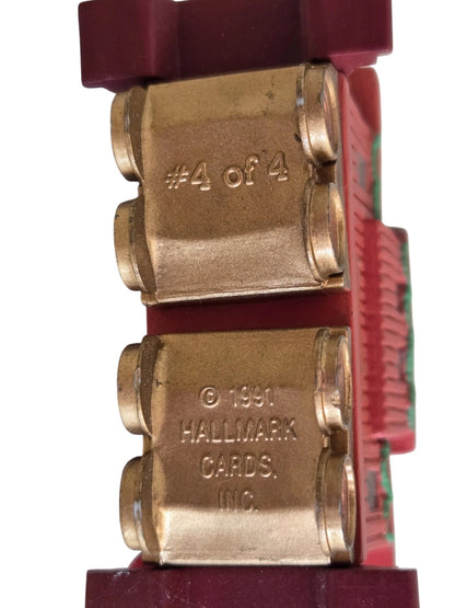 1991 Train Trestle Display Stand Hallmark Ornament (Claus & Co. R.R.) XPR9734