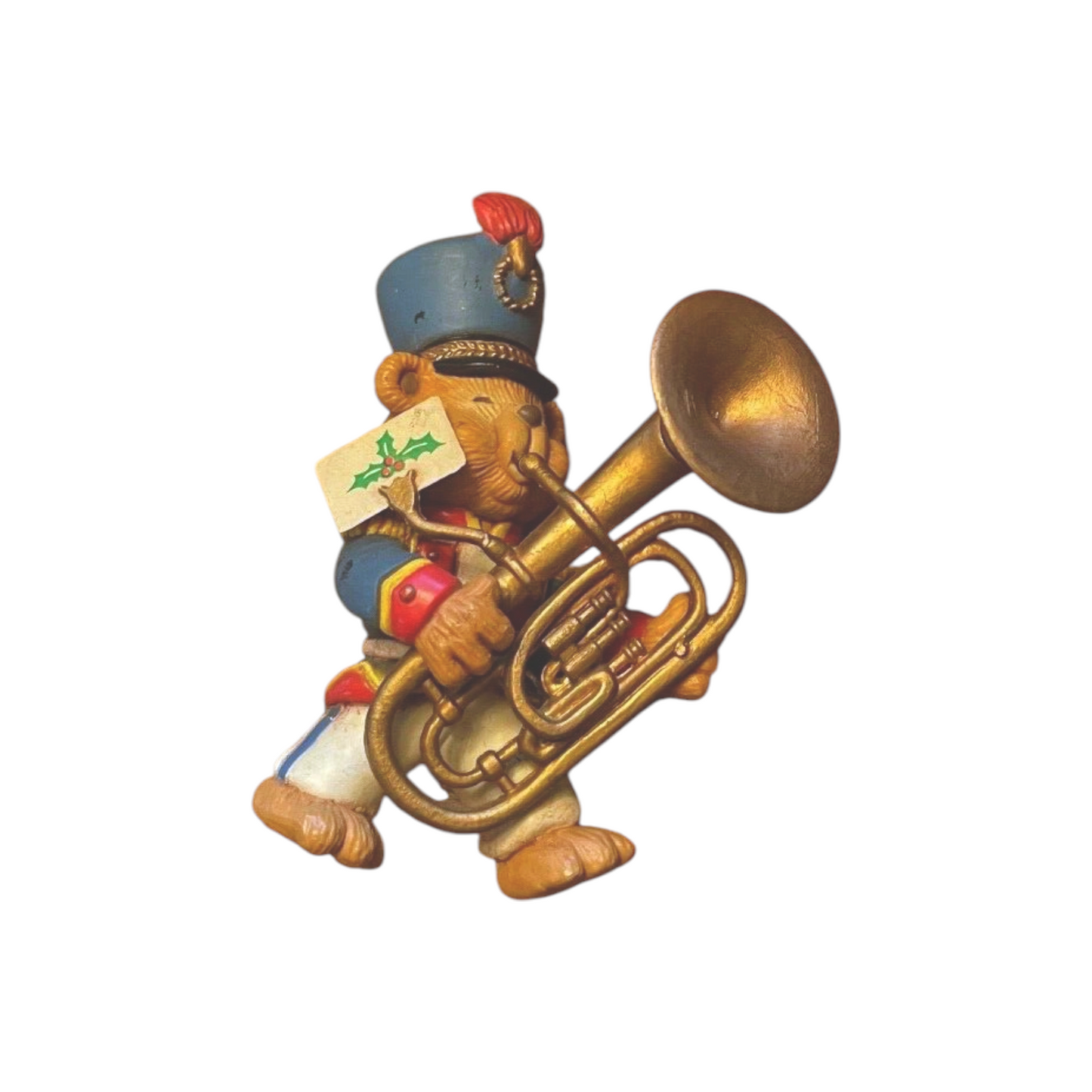 1991 Tuba Tootin' Teddy Enesco Ornament (Teddy Bear Music) 568449