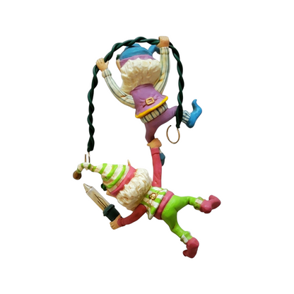 1991 Twinkle and Sprinkle - Wee Tree Trimmers Enesco Ornament (Elf) 570206