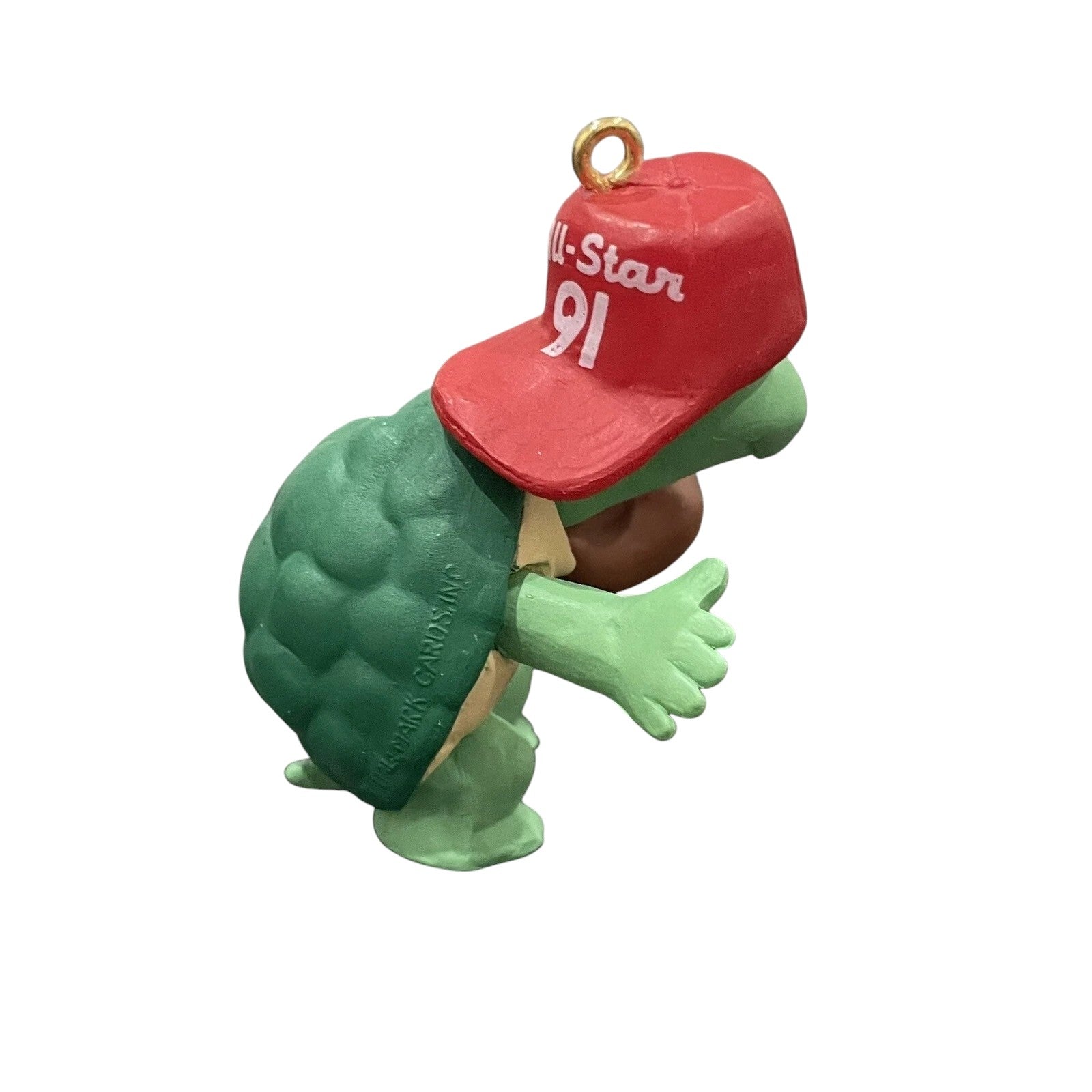1991 All‑Star Turtle Baseball Hallmark Ornament (Baseball) QX5329