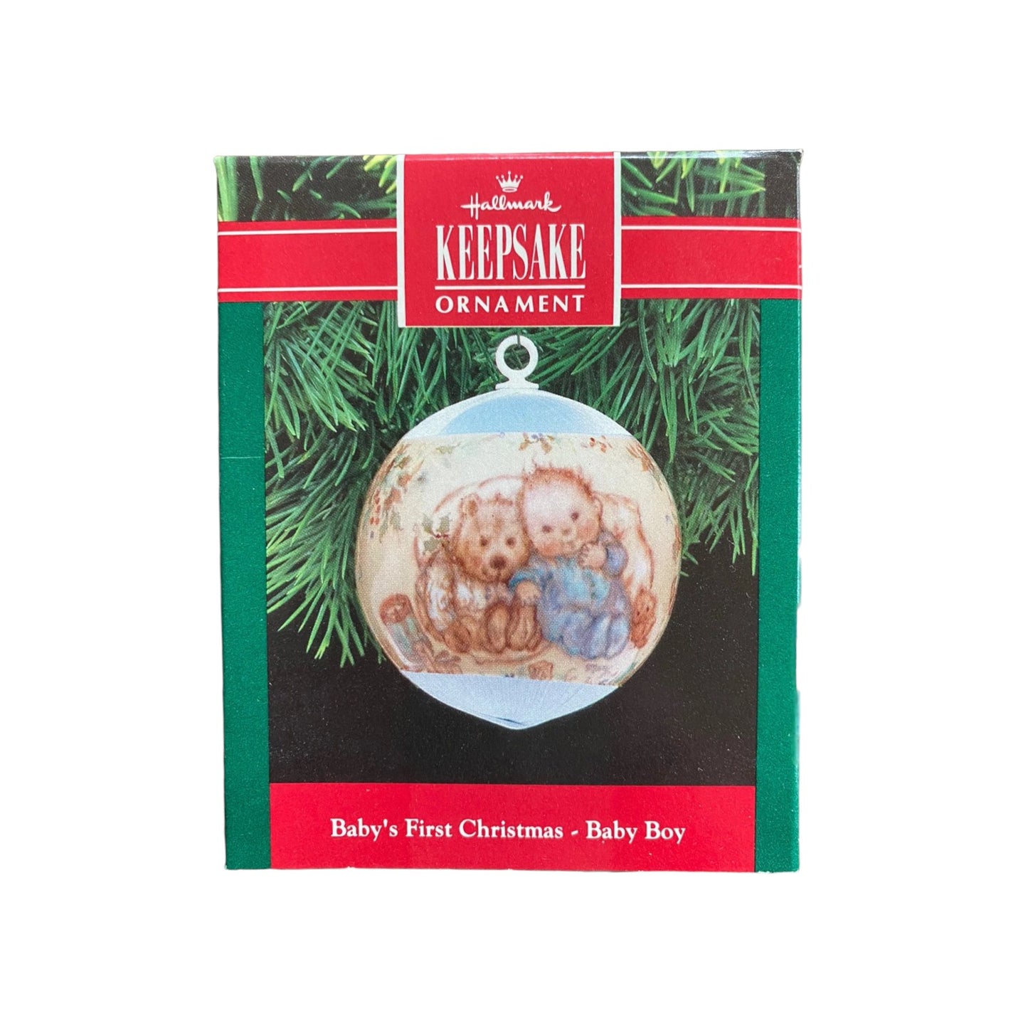 1991 Baby's First Christmas (Baby's First Christmas) Hallmark Ornament QXM579-9 Image2