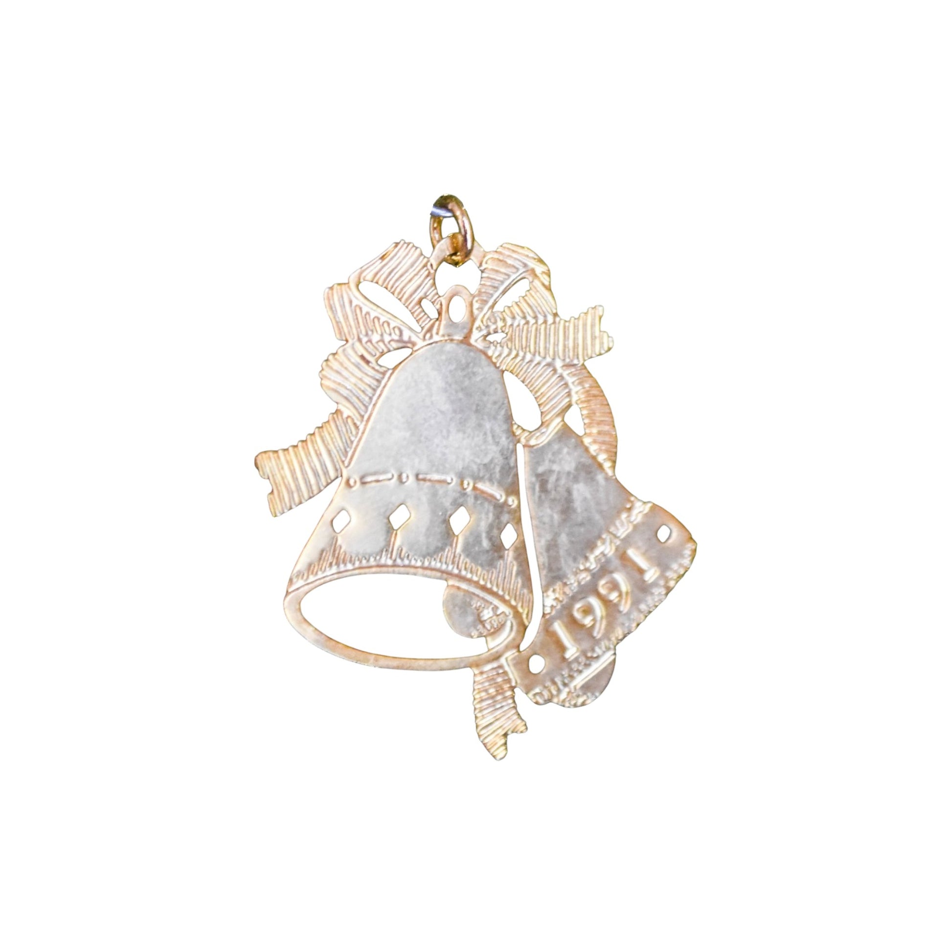 1991 Brass Bells (Bell) Hallmark Ornament QXM597-7 Image4